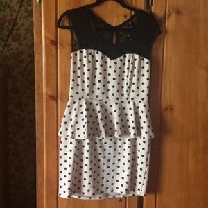 Pink Polka Dot Dress